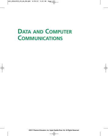 DATA AND COMPUTER COMMUNICATIONS