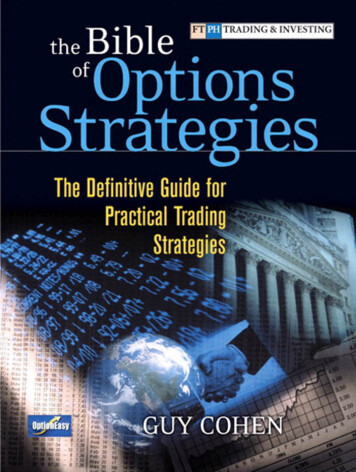 The Bible Of Options Strategies - Pearsoncmg 