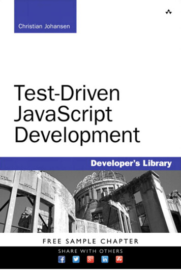 Test-Driven JavaScript Development - Pearsoncmg 
