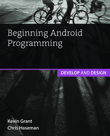 Beginning Android Programming - Pearsoncmg 