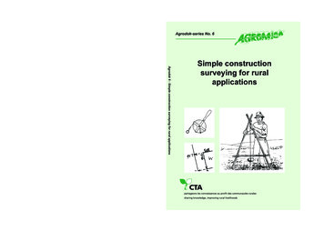 Agrodok-06-Simple Construction Surveying For Rural .