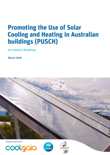 Promoting The Use Of Solar Cooling And Heating In .