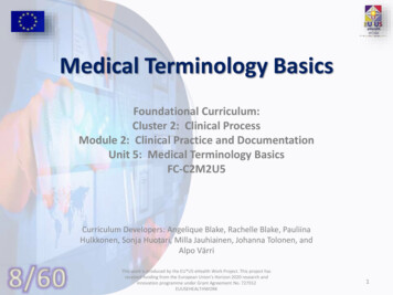 Medical Terminology Basics - EHealth Work