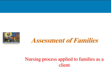 Assessment Of Families - Al Al-Bayt University