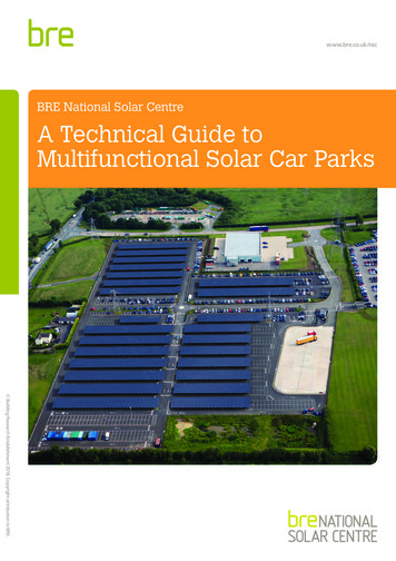 BRE National Solar Centre A Technical Guide To .
