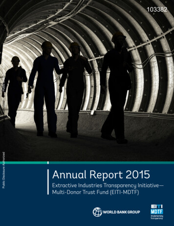Annual Report 2015 - World Bank