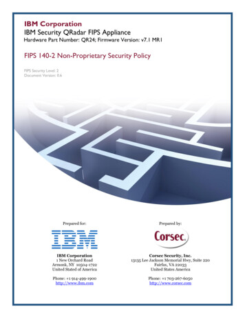 IBM Corporation IBM Security QRadar FIPS Appliance