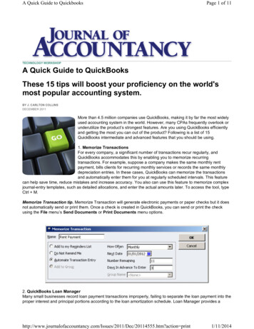 A Quick Guide To QuickBooks These 15 Tips Will Boost Your .