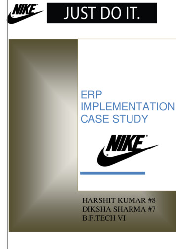 ERP IMPLEMENTATION CASE STUDY