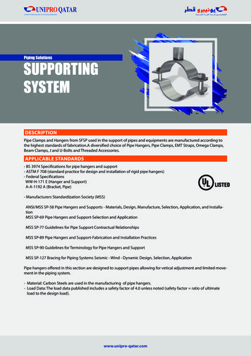 SUPPORTING SYSTEM - Unipro