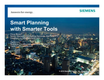 Smart Planning With Smarter Tools