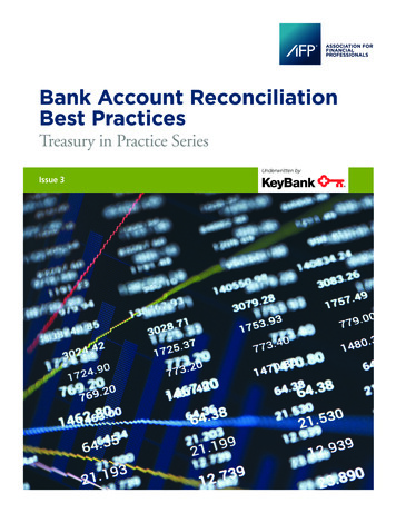 Bank Account Reconciliation Best Practices