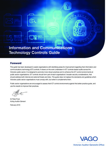 Information And Communications Technology Controls Guide