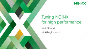 Tuning NGINX For High Performance - SCALE 19x 19x