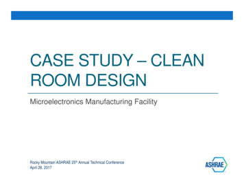CASE STUDY – CLEAN ROOM DESIGN