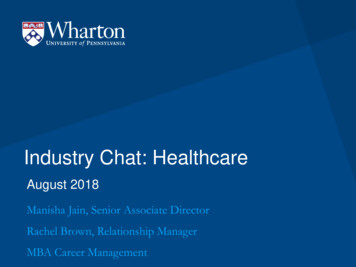 Industry Chat: Healthcare - Students