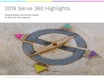 2019 Serve 360 Highlights - Marriott International