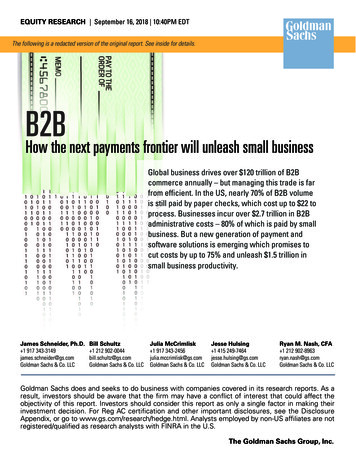 Global Technology B2B How The Next Payments Frontier Will .
