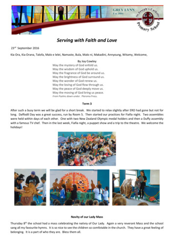 Serving With Faith And Love - St Joseph's Catholic School .