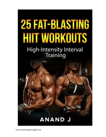 25 Fat-Blasting HIIT Workouts - Underdog Strength