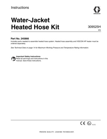 Water-Jacket Heated Hose Kit - Graco