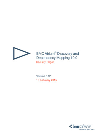 BMC Atrium Discovery And Dependency Mapping 10