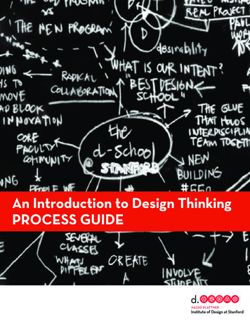 An Introduction To Design Thinking PROCESS GUIDE