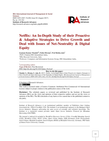 Netflix: An In-Depth Study Of Their Proactive & Adaptive .