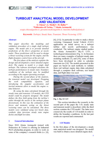 Turbojet Analytical Model Development And Validation