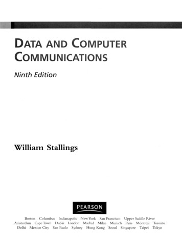 DATA AND COMPUTER COMMUNICATIONS - GBV