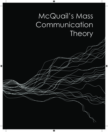 McQuail’s Mass Communication Theory