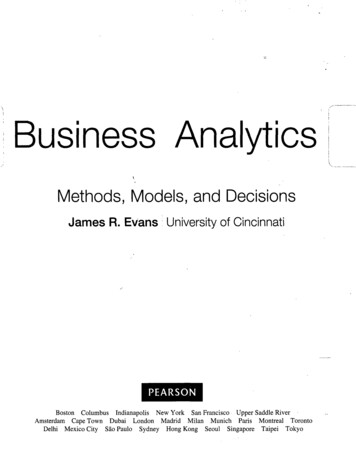 Business Analytics - GBV