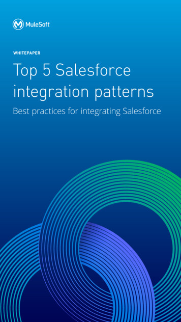WHITEPAPER Top 5 Salesforce Integration Patterns