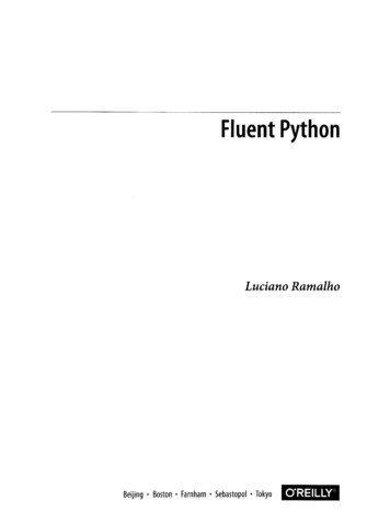 Fluent Python : [clear, Concise, And Effective Programming]