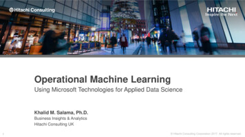 Operational Machine Learning