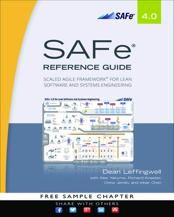 SAFe Reference Guide: Scaled Agile Framework For Lean .