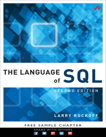 The Language Of SQL - Pearsoncmg 