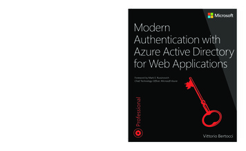 Modern Authentication With Azure Active Directory For Web .