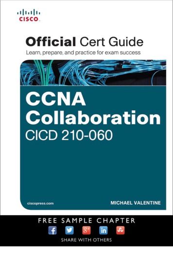 CCNA Collaboration CICD 210-060 Official Cert Guide