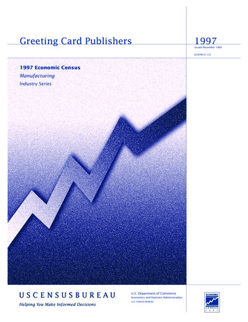 Greeting Card Publishers - Census