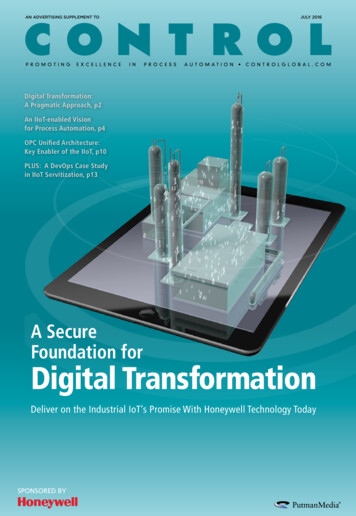 Digital Transformation - Honeywell Process