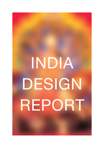 INDIA DESIGN REPORT - CII