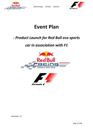 - Product Launch For Red Bull Eco Sports Car In .