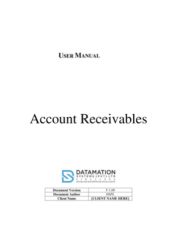 Account Receivables - Datamation