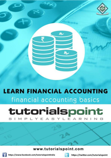 Financial Accounting - Tutorialspoint
