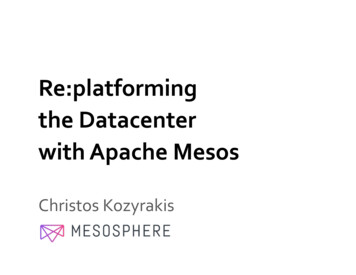 Re:platforming // The/Datacenter// With/Apache/Mesos/
