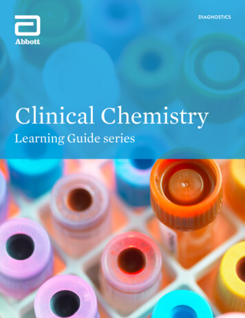 Clinical Chemistry - Abbott Core Laboratory