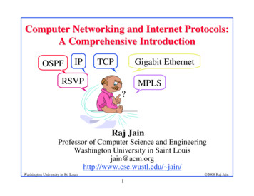 Computer Networking And Internet Protocols: A .