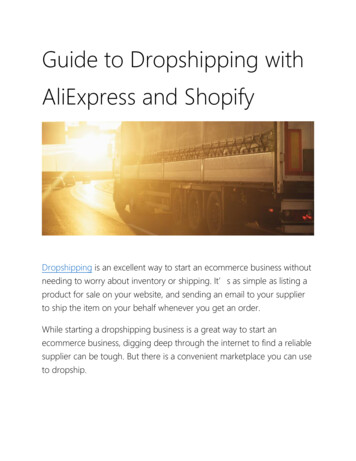 Guide To Dropshipping With AliExpress And Shopify