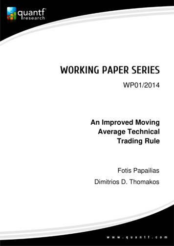 An Improved Moving Average Technical Trading Rule